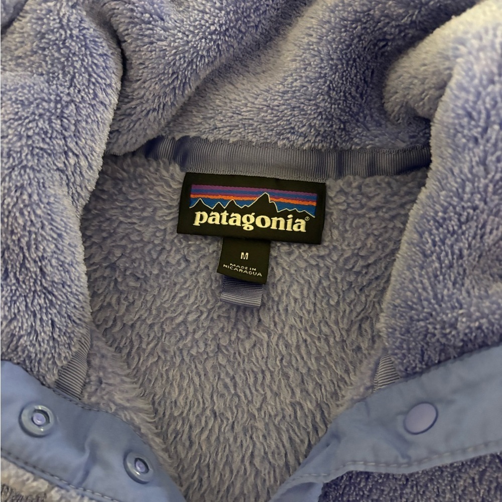 Patagonia Blue Synchilla Fleece Re-Tool 1/4 Snap Pullover Jacket - Picture 6 of 6